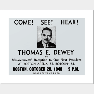 1948 Republican Thomas Dewey for President Posters and Art